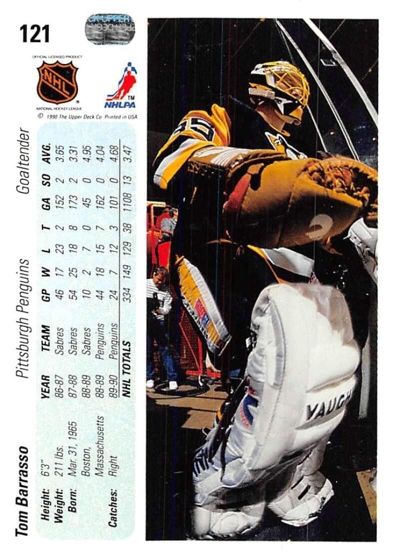 Amazon.com: Hockey NHL 1990-91 Upper Deck #121 Tom Barrasso #121